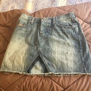 100% cotton Jean look skirt size 6